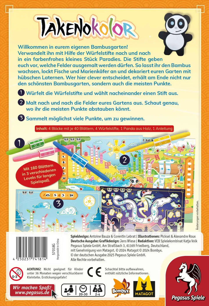Takenokolor (DE) - Pegasus Spiele - Board Games