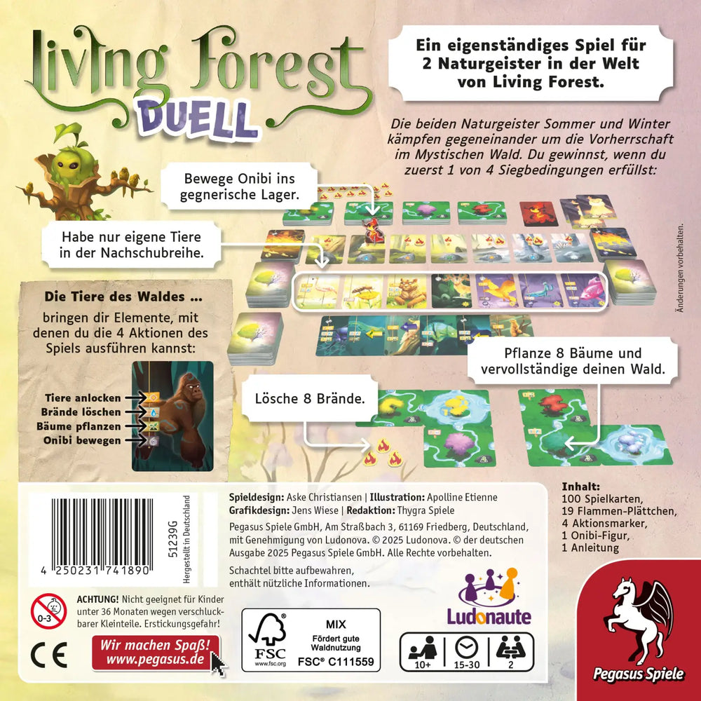 Living Forest: Duel (DE) - Pegasus Spiele - Board Games