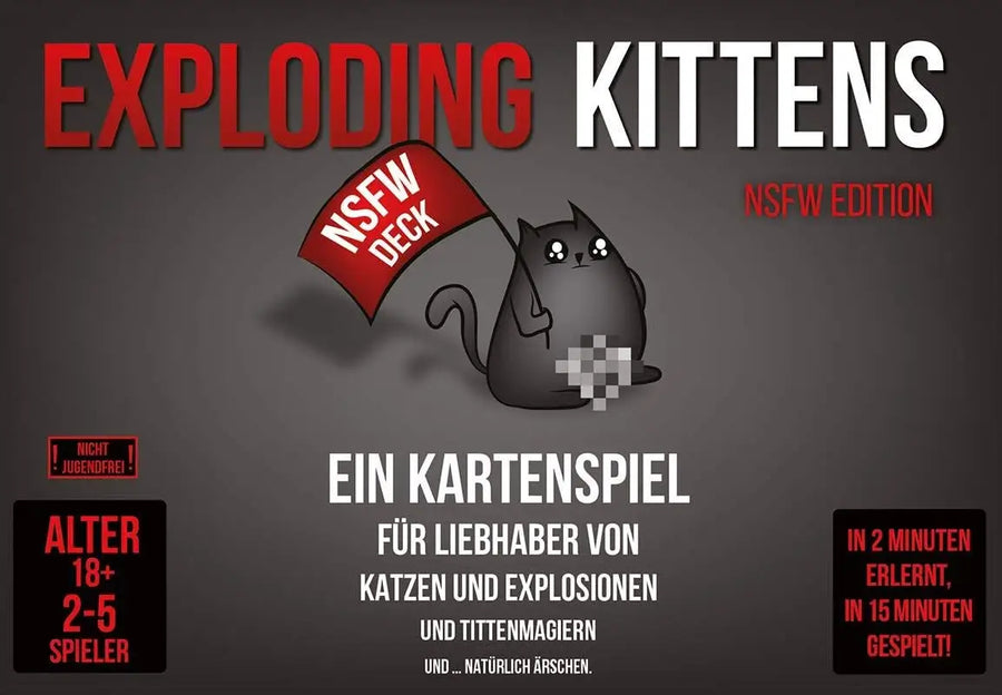 Exploding Kittens: NSFW (DE) - Exploding Kittens - Board Games