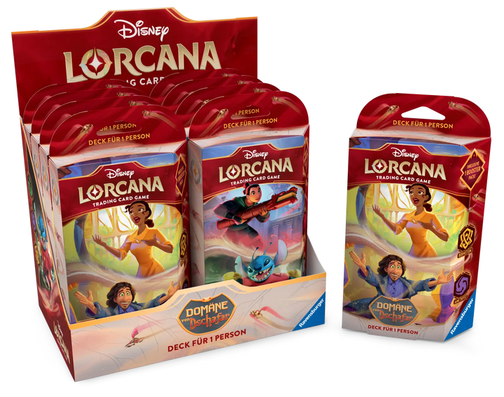 Disney Lorcana: Domäne von Dschafar - Rubin/Stahl - Starter Deck (DE) - Ravensburger - Card Games