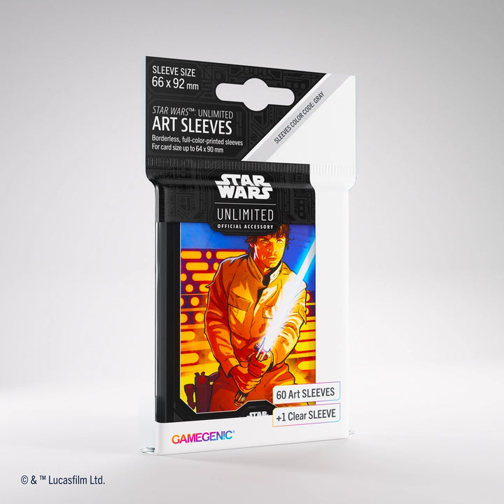 Gamegenic - Star Wars: Unlimited - Art Sleeves - Luke Skywalker