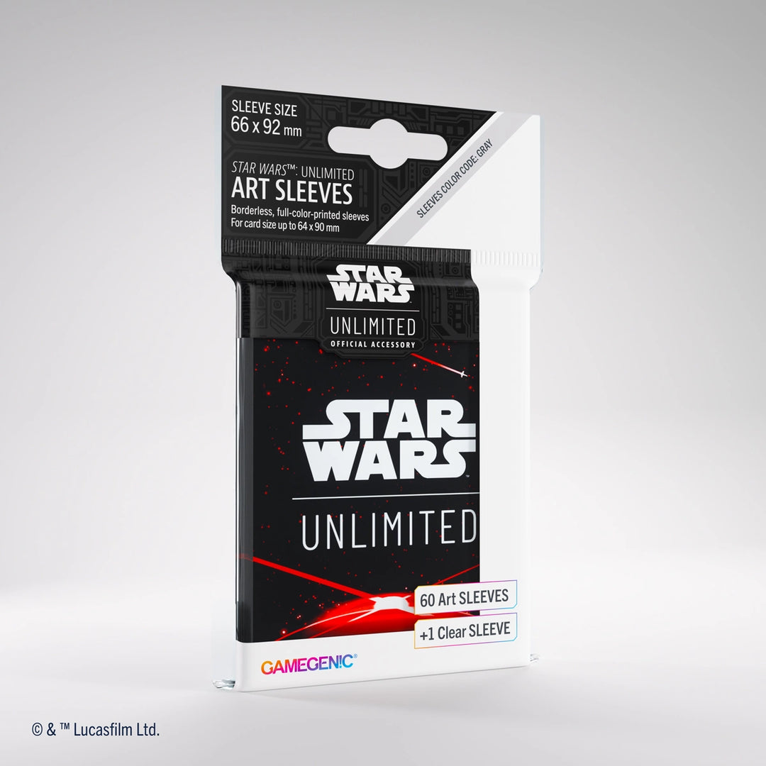 Gamegenic - Star Wars: Unlimited - Art Sleeves - Card Back Red