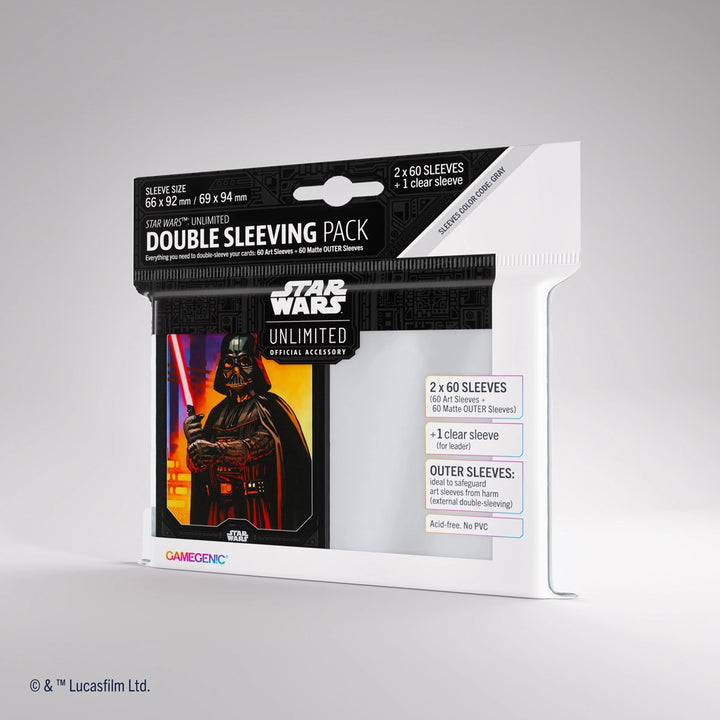 Gamegenic - Star Wars: Unlimited - Double Sleeving Pack - Darth Vader