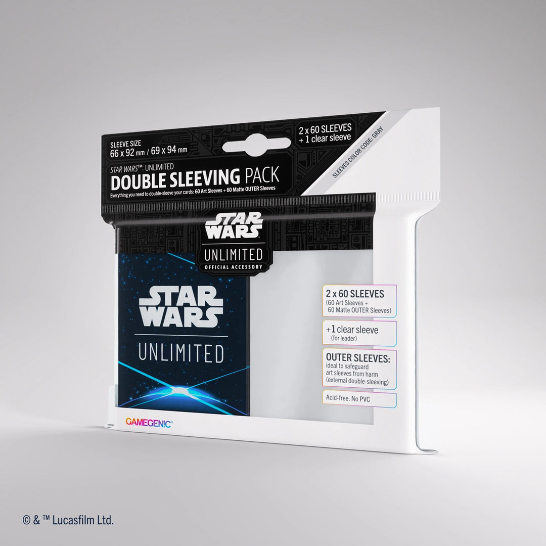 Gamegenic - Star Wars: Unlimited - Double Sleeving Pack - Card Back Blue