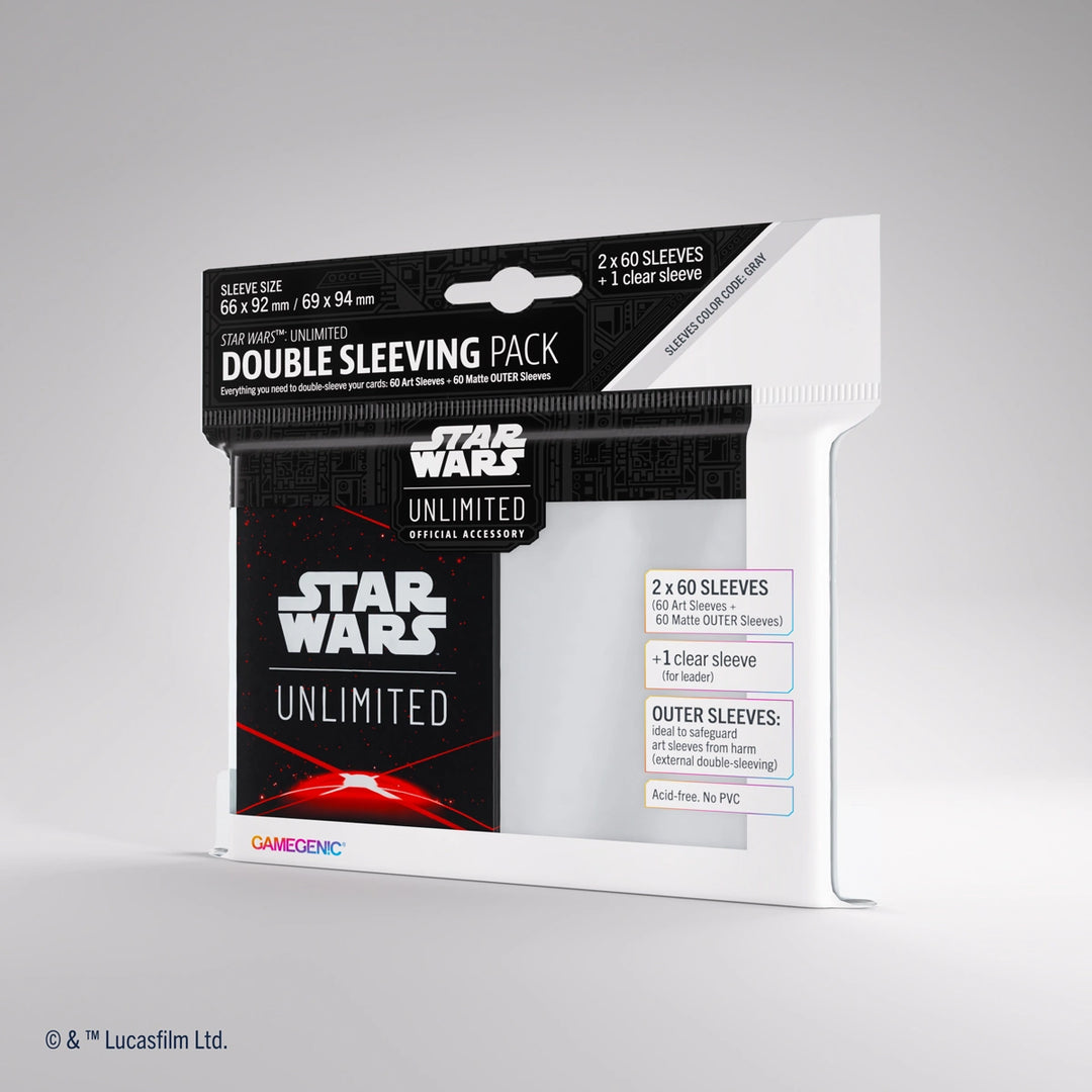 Gamegenic - Star Wars: Unlimited - Double Sleeving Pack - Card Back Red