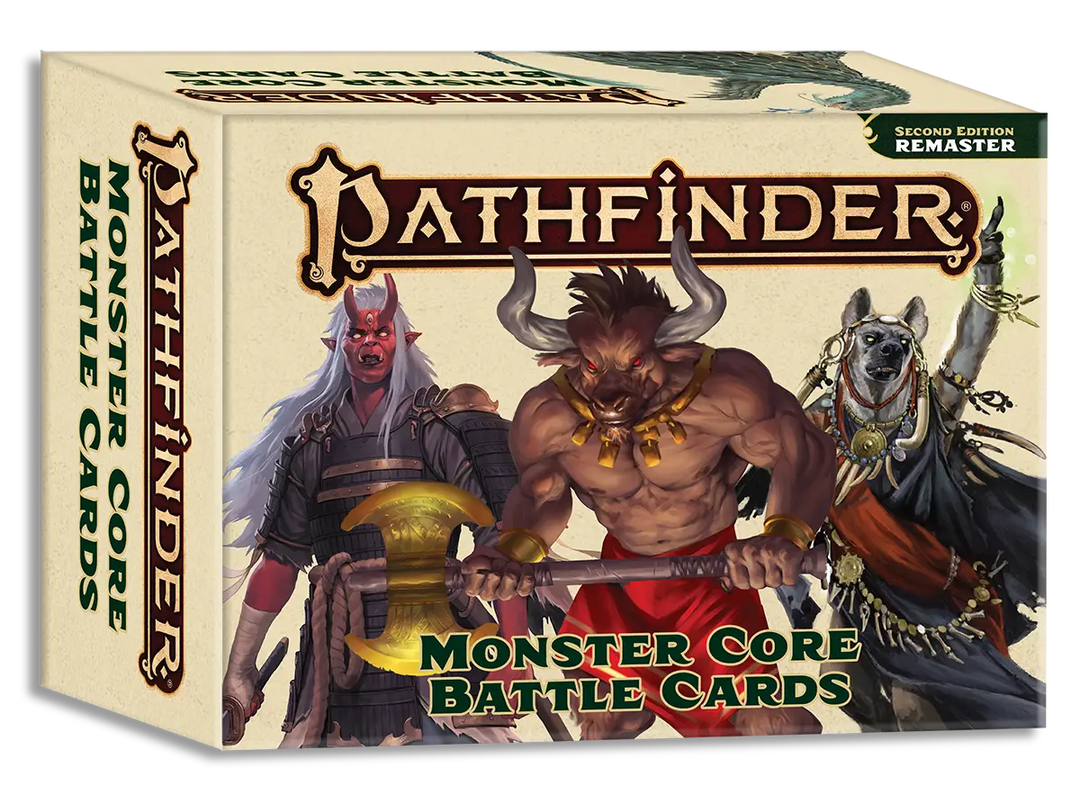 Pathfinder RPG: 2nd Editon - Battle Cards - Monster Core (EN) - Paizo - Roleplaying Games