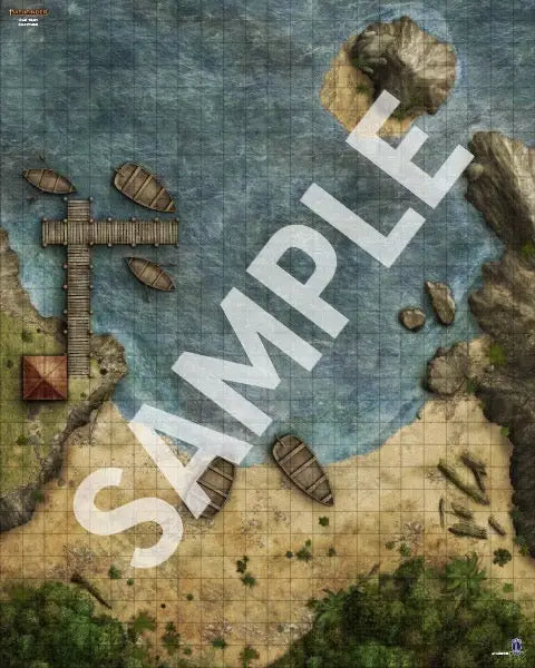 Flip-Mat: Pathfinder - Coastline - Paizo - Roleplaying Games