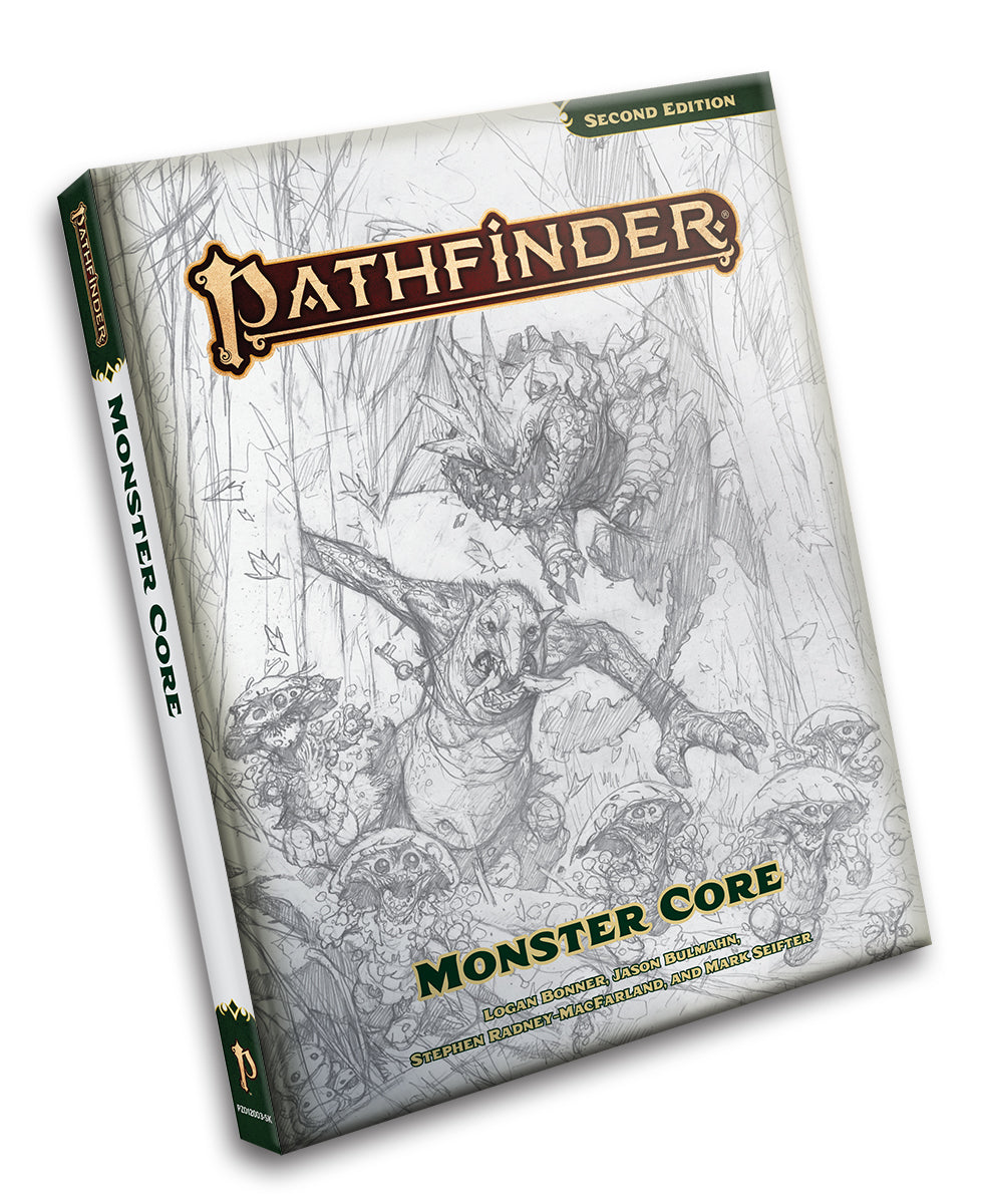 Pathfinder RPG: 2nd Editon - Monster Core - Sketch Cover (EN)