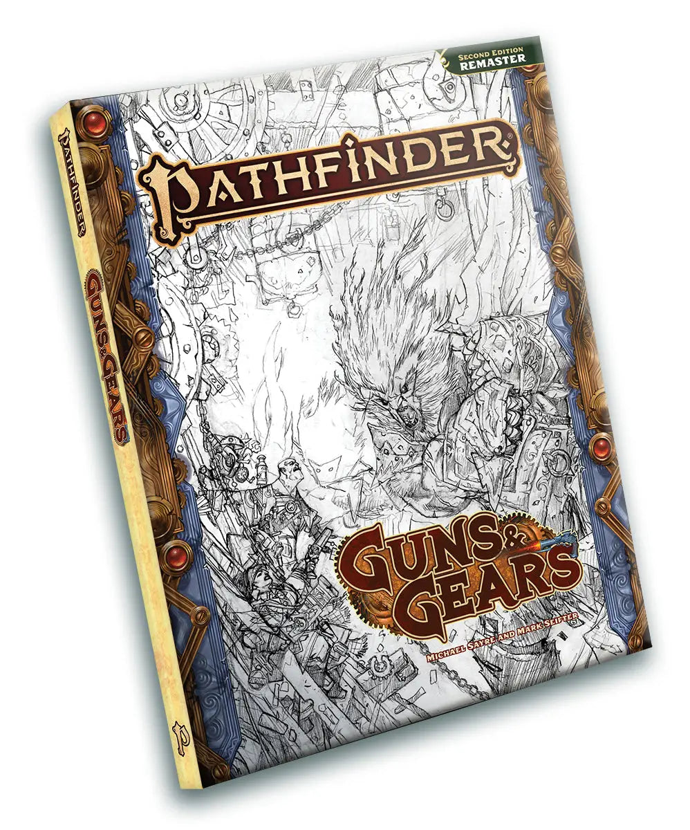 Pathfinder RPG: 2nd Editon - Guns & Gears - Sketch Cover (EN) - Paizo - Roleplaying Games