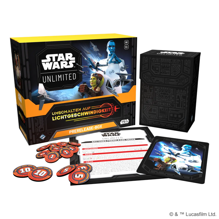 Star Wars: Unlimited - Umschalten auf Lichtgeschwindigkeit - Prerelease Box (DE) - Fantasy Flight Games - Card Games