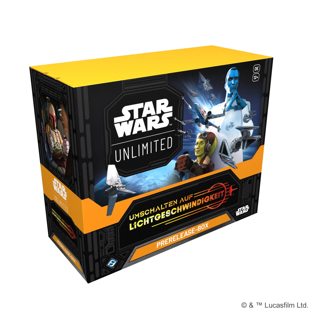 Star Wars: Unlimited - Umschalten auf Lichtgeschwindigkeit - Prerelease Box (DE) - Fantasy Flight Games - Card Games