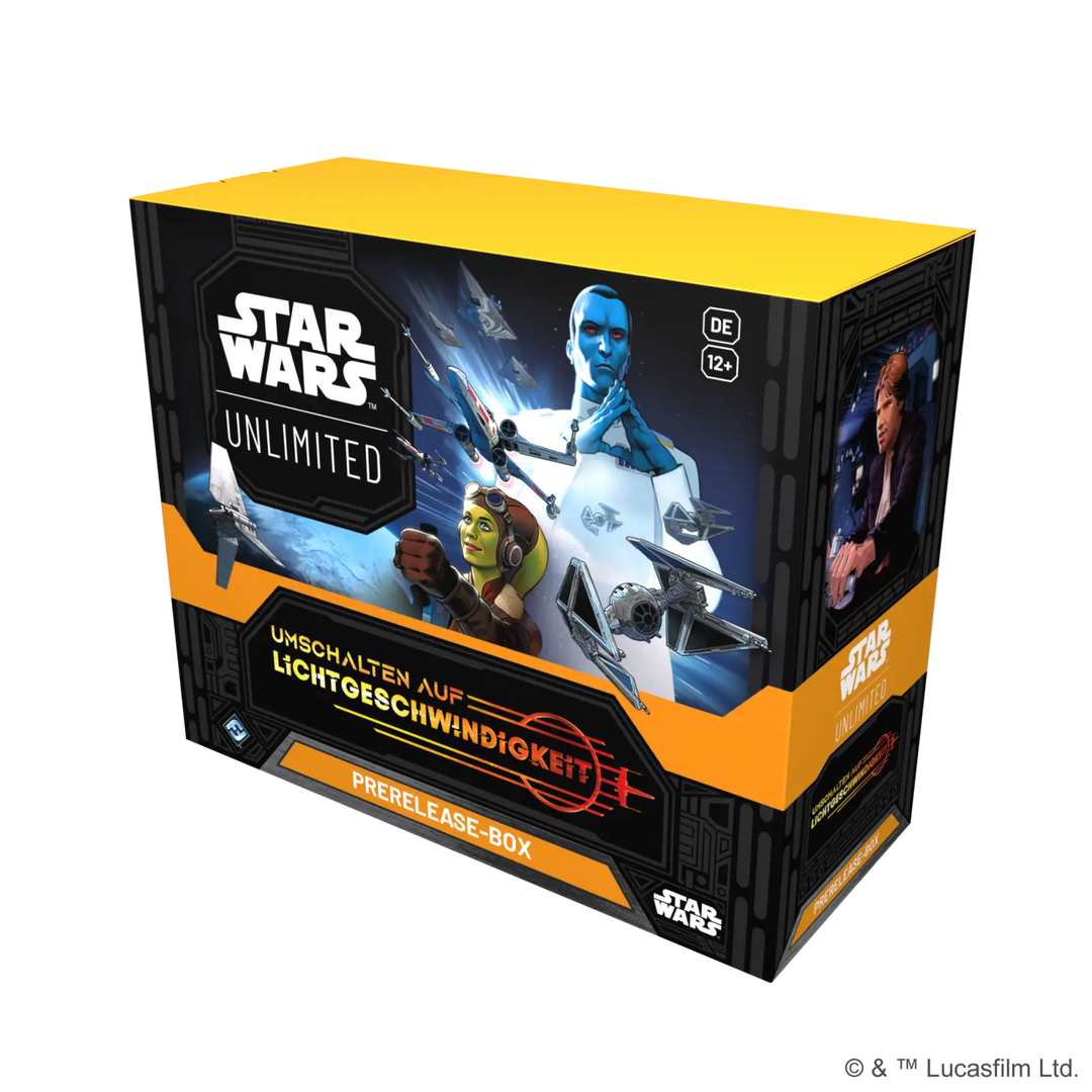Star Wars: Unlimited - Umschalten auf Lichtgeschwindigkeit - Prerelease Box (DE) - Fantasy Flight Games - Card Games