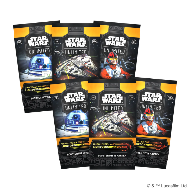Star Wars: Unlimited - Umschalten auf Lichtgeschwindigkeit - Prerelease Box (DE) - Fantasy Flight Games - Card Games