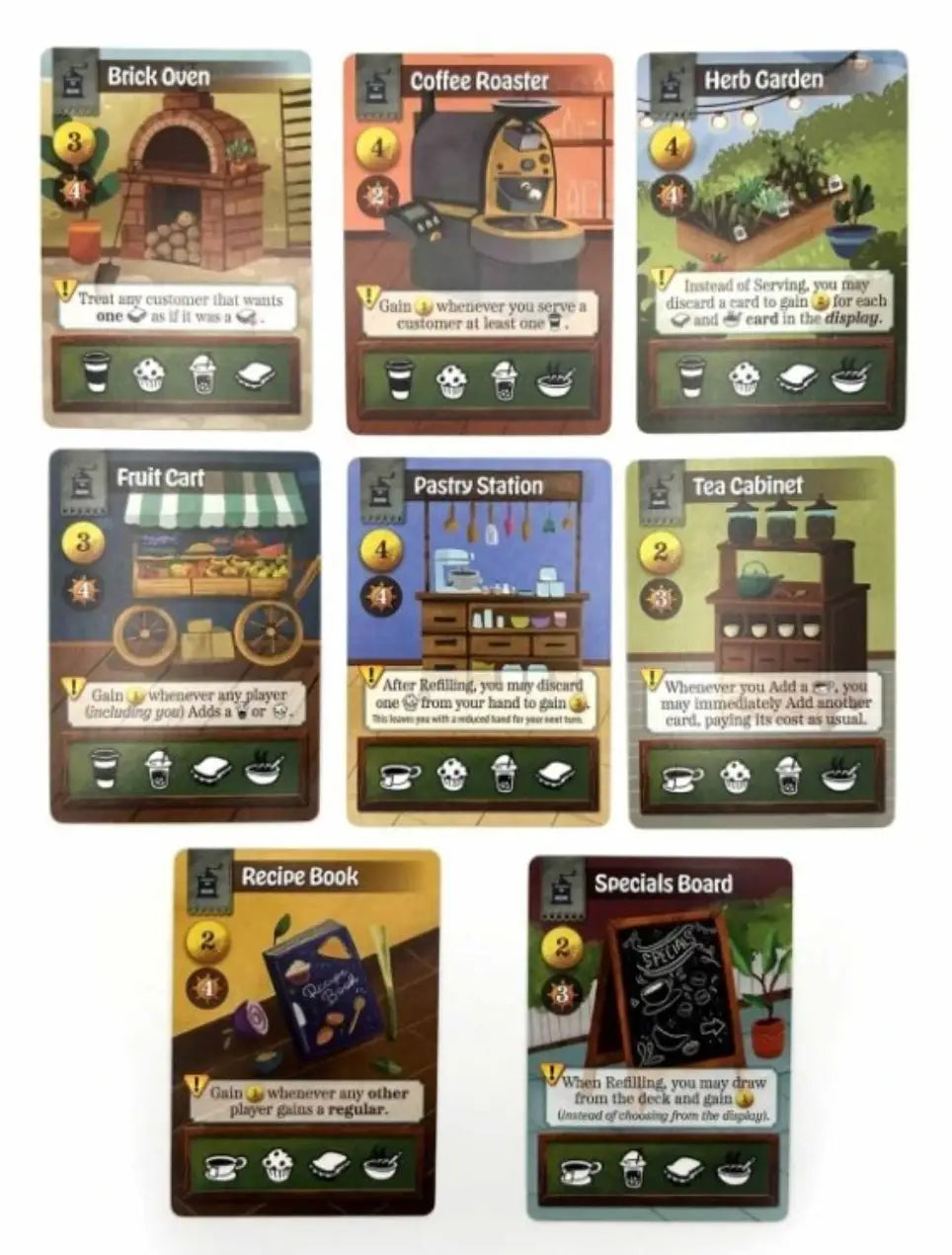 Cafe Baras: Equipment Micro-Expansion (EN) - Kids Table Board Gaming - Board Games