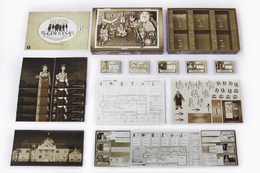 Awkward Guests: The Walton Case (EN) - Megacorpin Games - Board Games