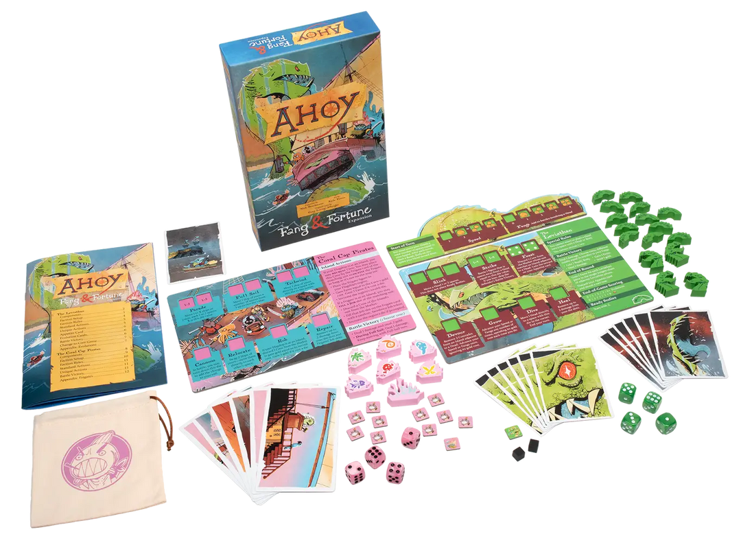 Ahoy: Fang & Fortunes (EN) - Leder Games - Board Games