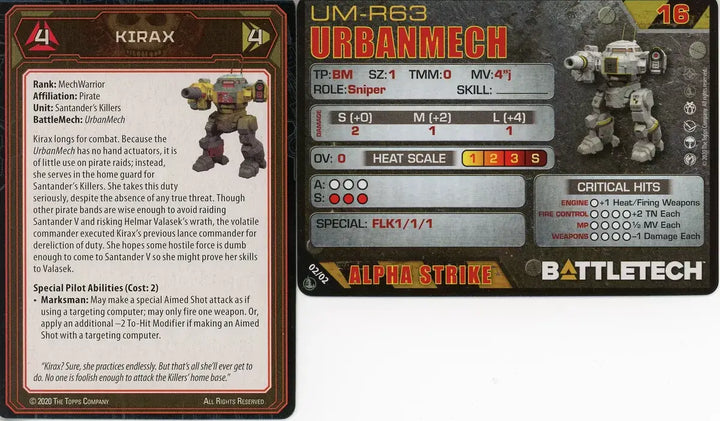 BattleTech: Salvage Blind Box - Urban Mech (EN) - Catalyst Game Labs - Miniature Games