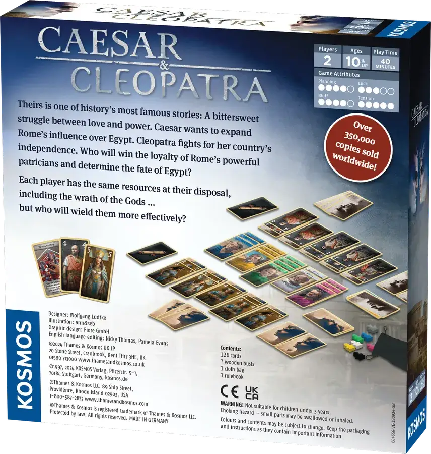 Caesar & Cleopatra (EN) - Kosmos - Board Games