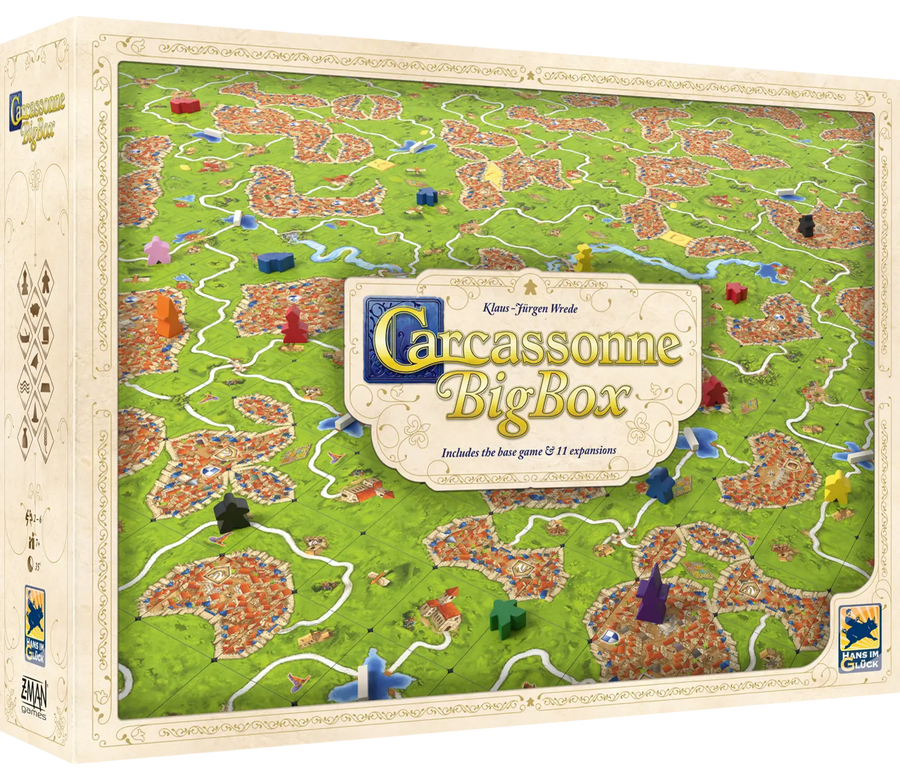 Carcassonne: Big Box (EN) - Z Man Games - Board Games