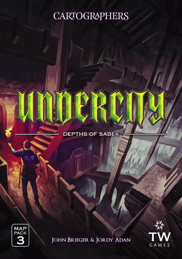 Cartographers: Undercity - Map Pack 3 (EN) - Thunderworks Games - Board Games