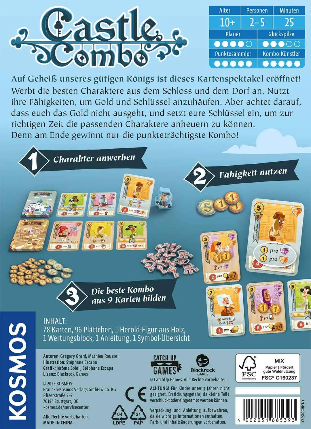 Castle Combo (DE) - KOSMOS - Board Games