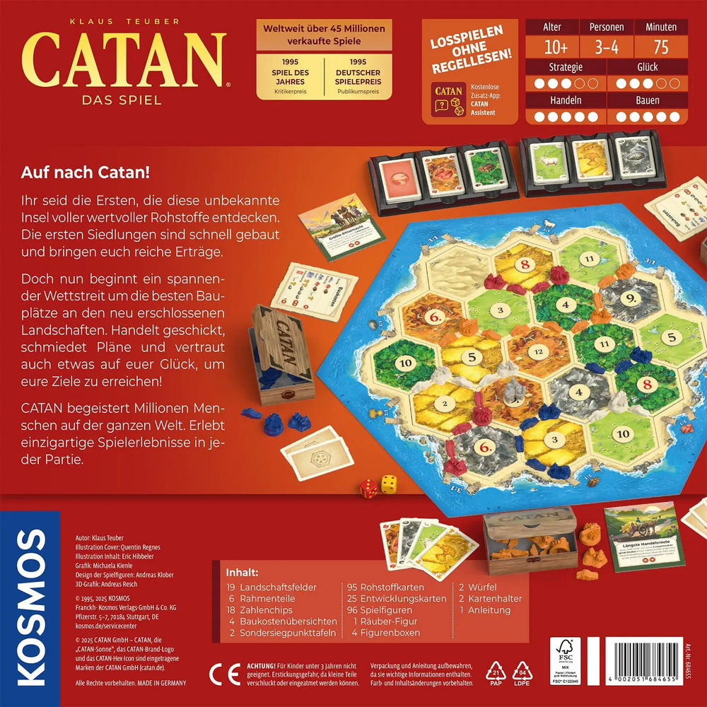 Catan: Das Spiel (DE) - Kosmos - Board Games