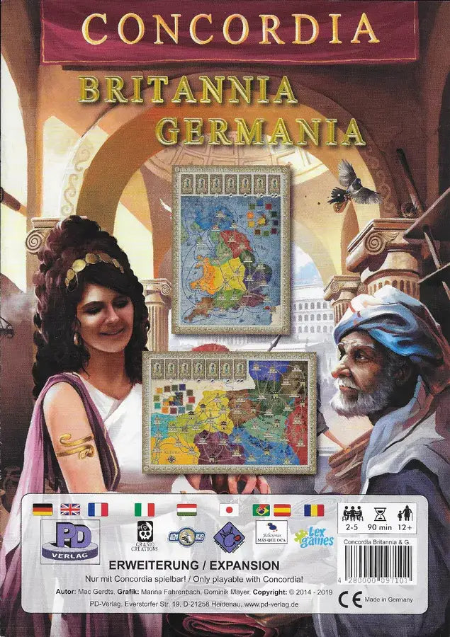 Concordia: Britannia/Germania (DE) - PD-Verlag - Board Games