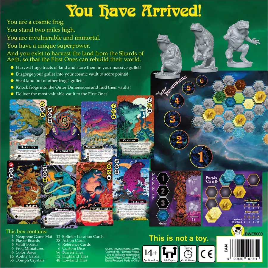 Cosmic Frog (EN) - Devious Weasel Games - Board Games