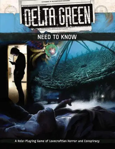Delta Green RPG: Sourcebook - Need to Know (EN) - Arc Dream Publishing - Roleplaying Games