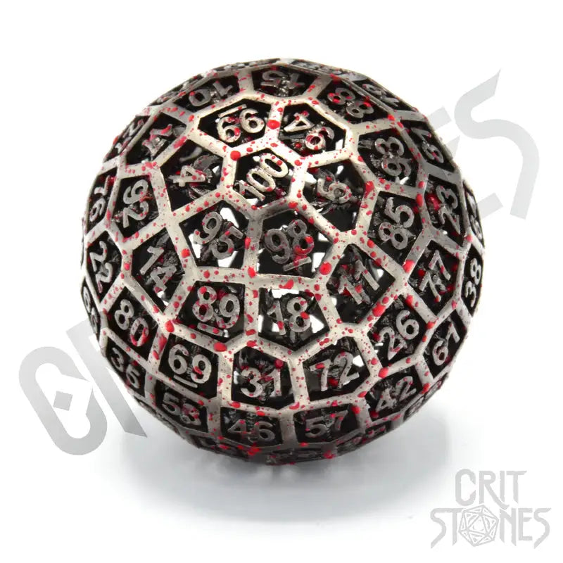 Dice: Metal - Hollow - d100 - Centigrave - Glassstaff - Accessories