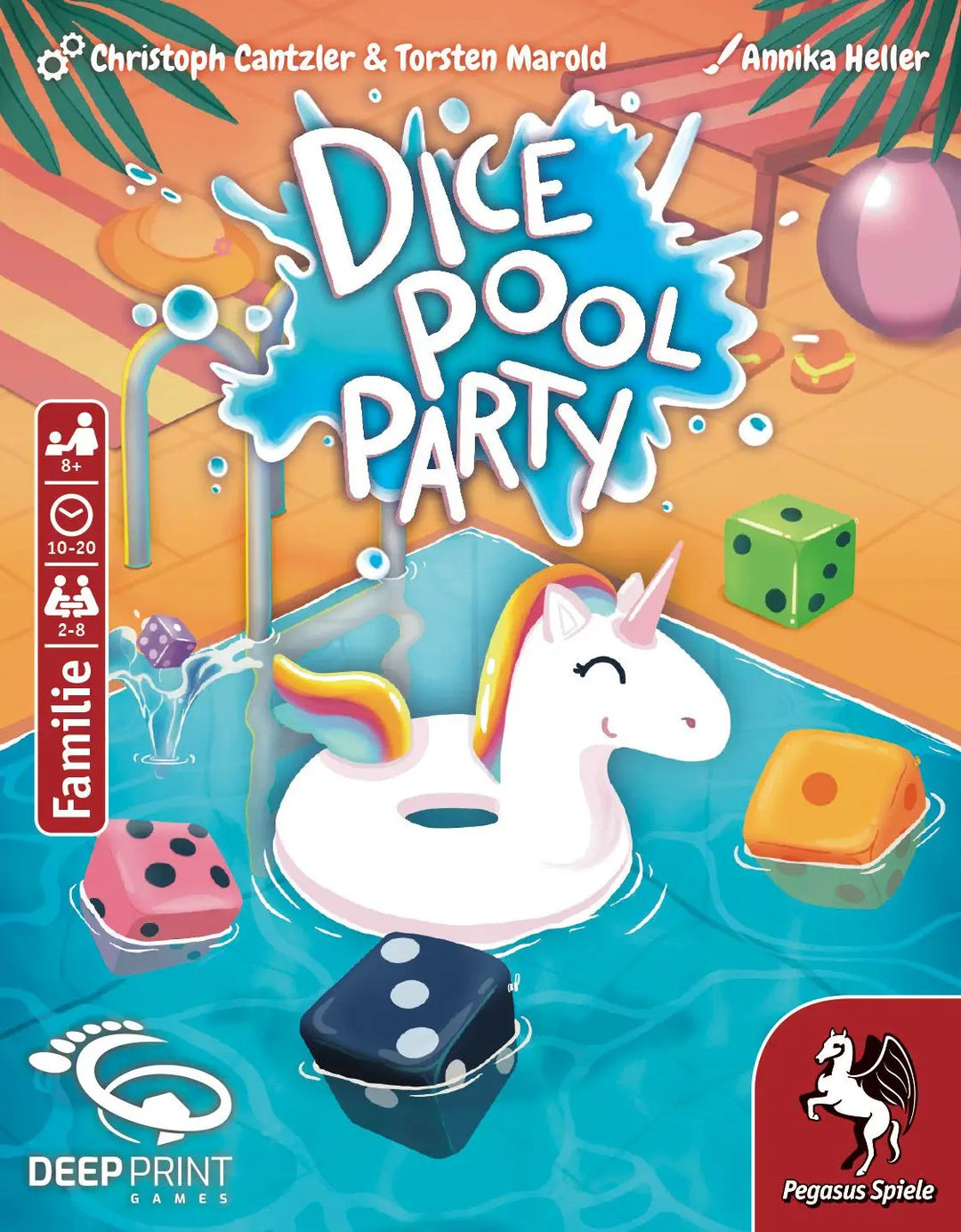 Dice Pool Party (DE) - Deep Print Games - Board Games