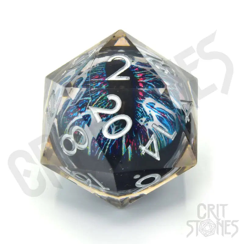 Dice: Resin - Sharp Edge - Floating Eye - d20 - Spectrum Sentinel - Glassstaff - Accessories