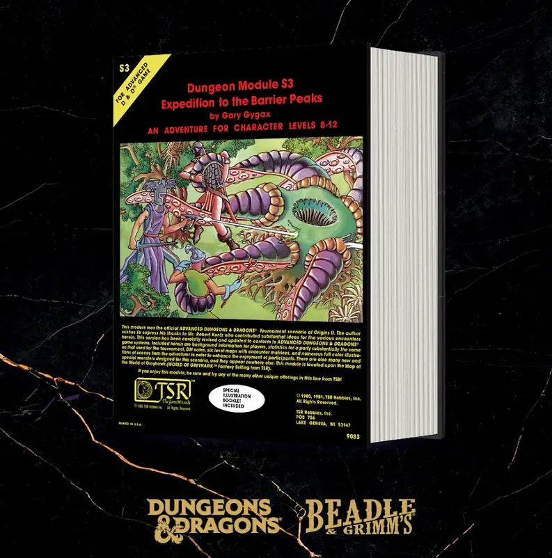 Dice Set: D&D Classic Module - Expedition to the Barrier Peaks - Beadle & Grimm - Accessories