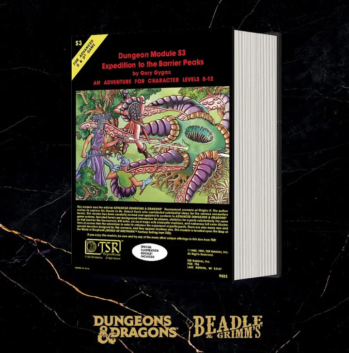 Dice Set: D&D Classic Module - Expedition to the Barrier Peaks - Beadle & Grimm - Accessories