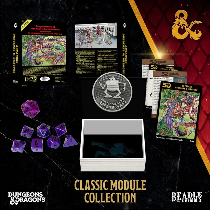 Dice Set: D&D Classic Module - Expedition to the Barrier Peaks - Beadle & Grimm - Accessories