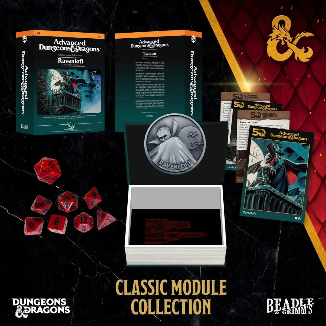 Dice Set: D&D Classic Module - Ravenloft - Beadle & Grimm - Accessories