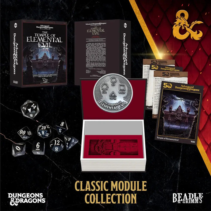 Dice Set: D&D Classic Module - Temple of Elemental Evil - Beadle & Grimm - Accessories
