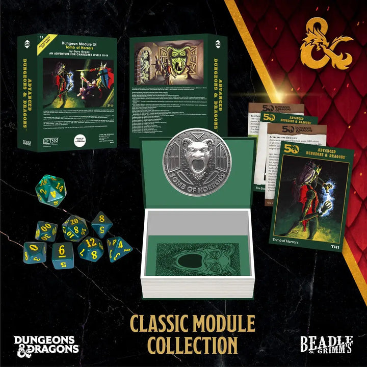 Dice Set: D&D Classic Module - Tomb of Horrors - Beadle & Grimm - Accessories