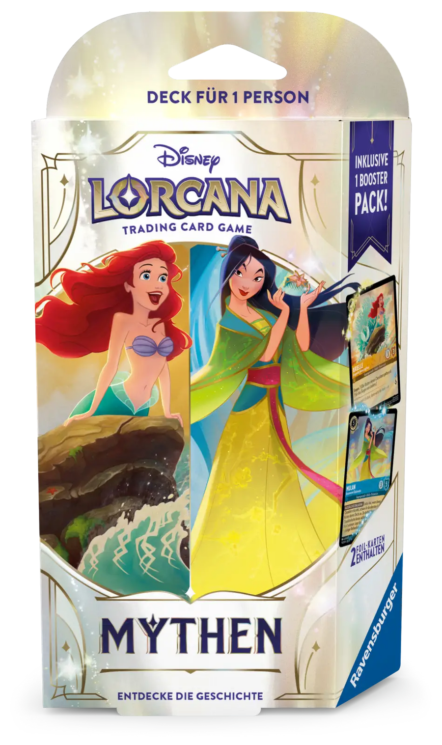 Disney Lorcana: Mythen - Bernstein/Saphir- Starter Deck (DE) - Ravensburger - Card Games