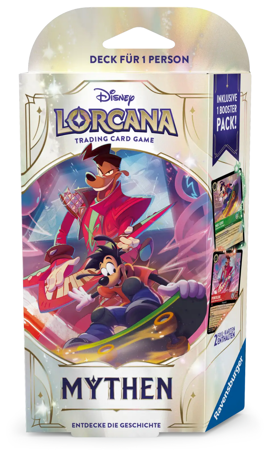 Disney Lorcana: Mythen - Smaragd/Rubin - Starter Deck (DE) - Ravensburger - Card Games