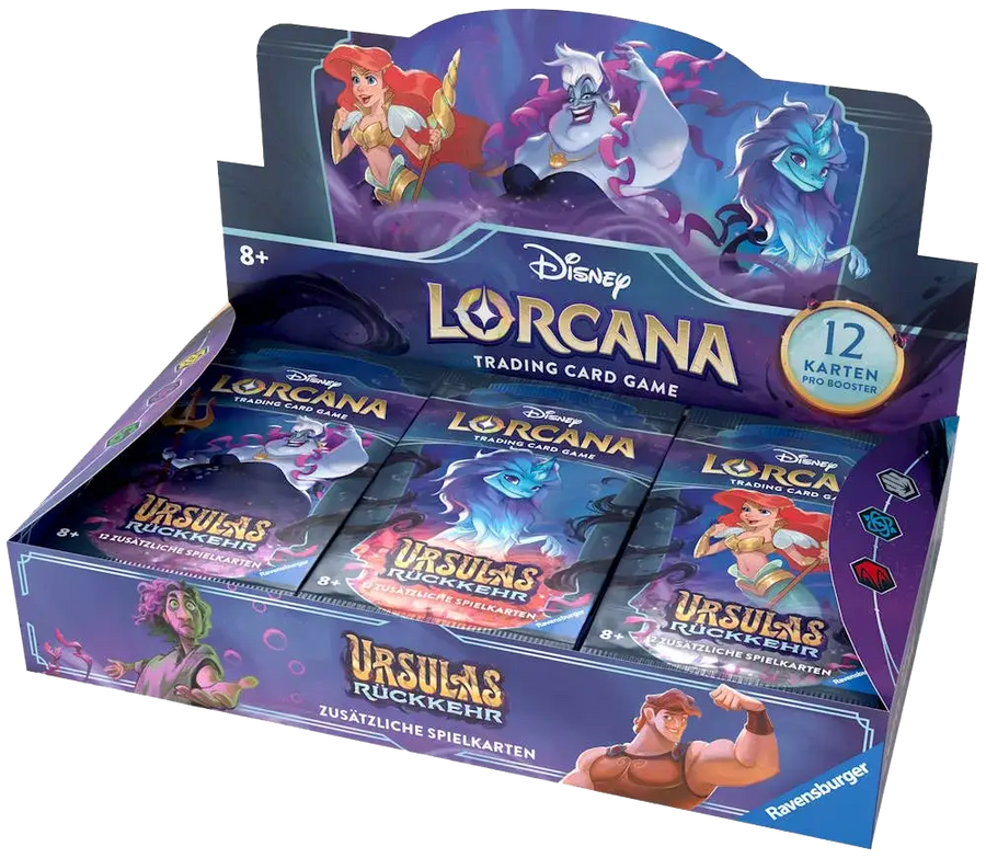 Disney Lorcana: Ursula’s Rückkehr - Booster Display (24 Booster) (DE) - Ravensburger - Card Games