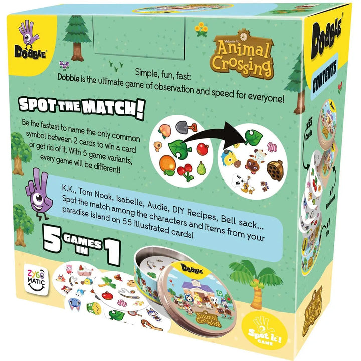 Dobble: Animal Crossing (EN) - Zygomatic - Board Games