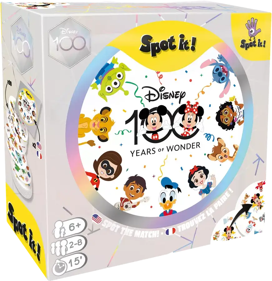 Dobble: Disney 100th Anniversary (EN) - Zygomatic - Board Games