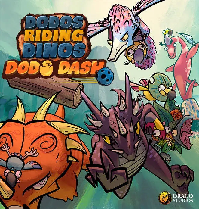 Dodos Riding Dinosaurs - Dodo Dash (EN) - Draco Studio - Board Games