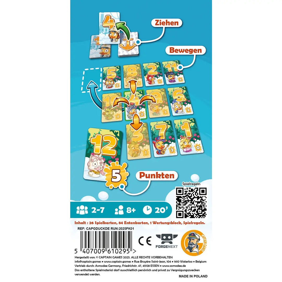 Duck & Cover (DE) - Captain Games - Board Games