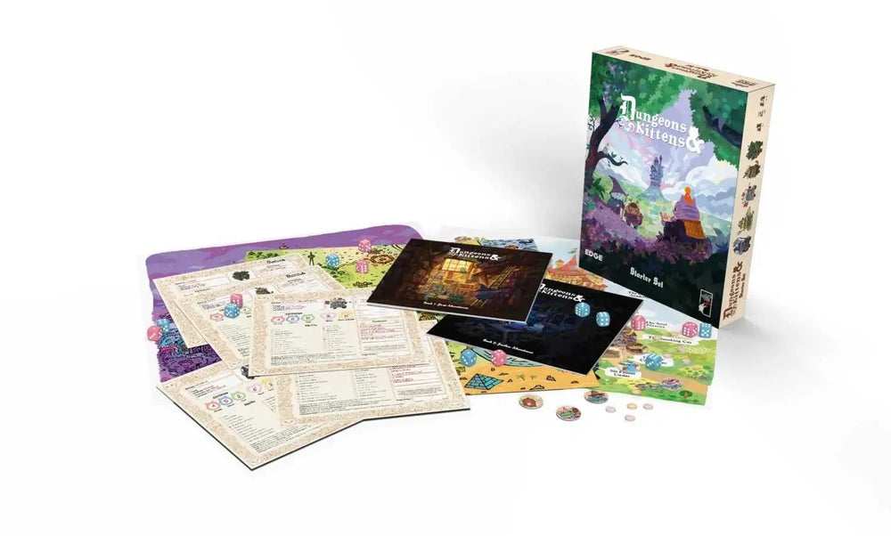 Dungeons & Kittens RPG: Starter Set (EN) - Edge Entertainment - Roleplaying Games