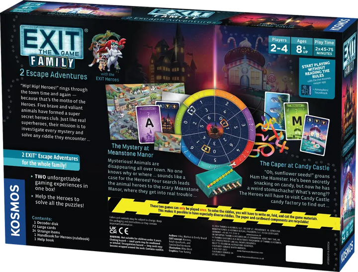 Exit: Family - 2 Escape Adventures (EN) - Kosmos - Board Games