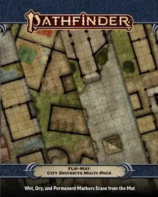 Flip-Mat: Pathfinder - City Disctricts - Paizo - Roleplaying Games