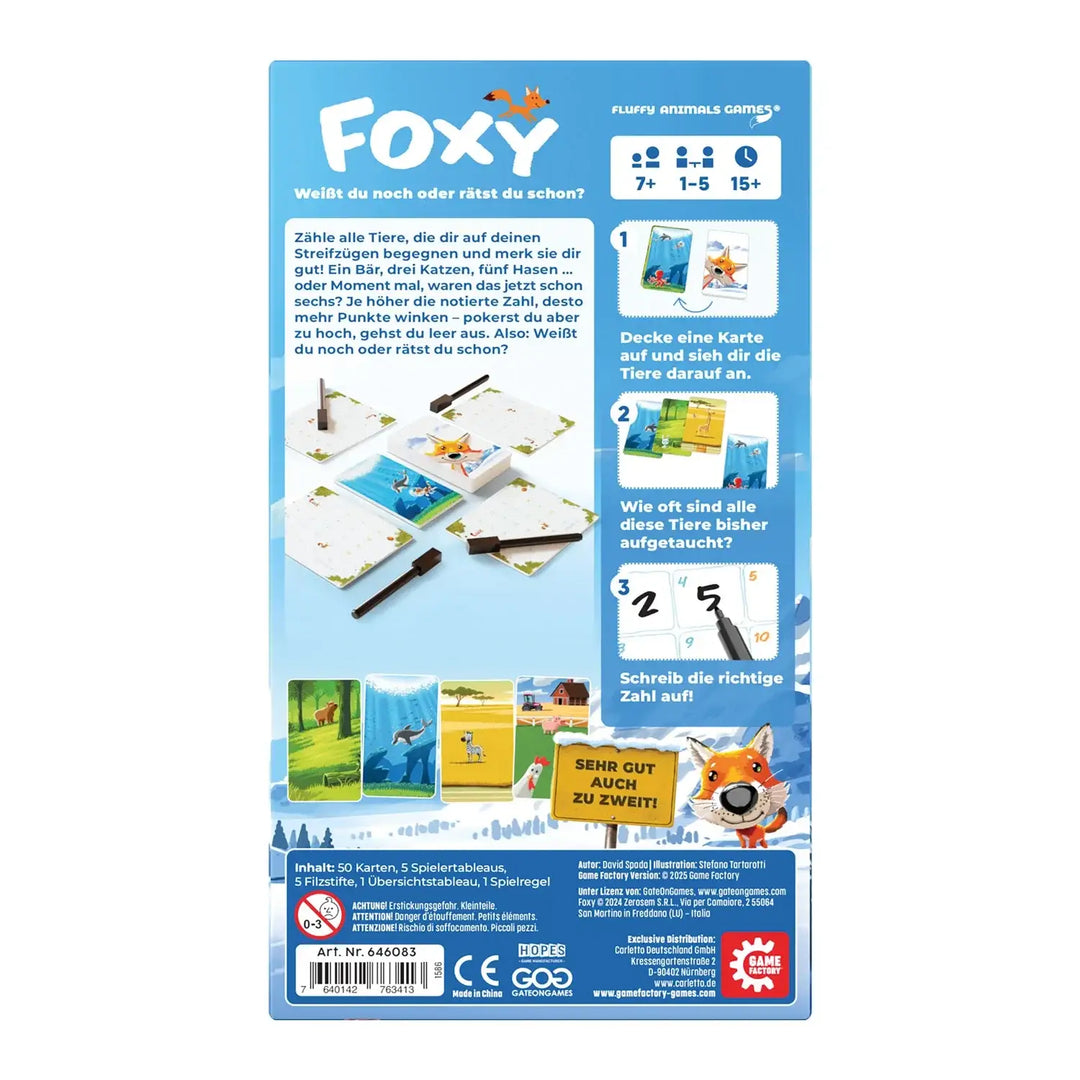 Foxy (DE) - Game Factory - Board Games