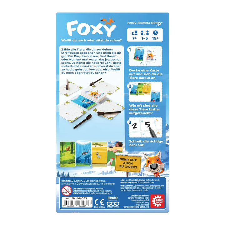 Foxy (DE) - Game Factory - Board Games